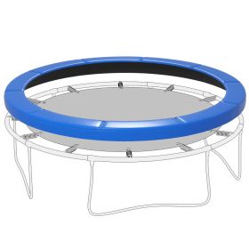 12FT Trampoline Spring Cover, Safety Trampoline Pad Replacement, Waterproof and Tear Resistant, All Weather Trampoline Accessories, Blue (Option: Blue-970x380x220 mm)