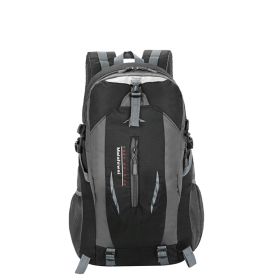 36L Outdoor Backpack Waterproof Daypack Travel Knapsack (Option: BLACK)