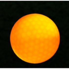 Led Golf Ball Flashing Ball Golf Supplies (Option: Yellow)